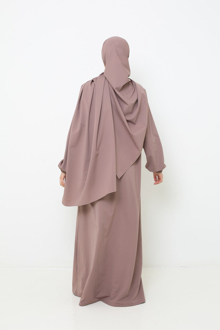 Burkini Robe Taupe Rosé