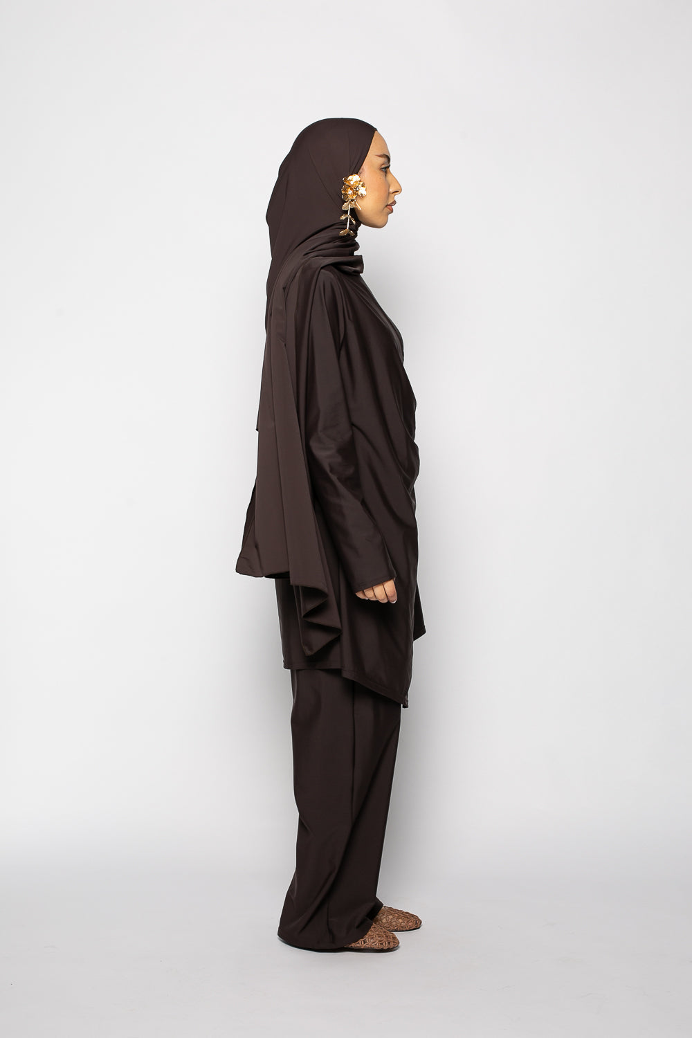 Burkini à nouer Signature Brown