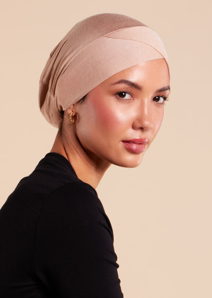 Bonnet Side Cross Hijab