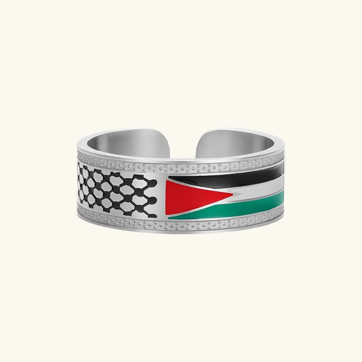 Anneau du patrimoine palestinien de Qamar